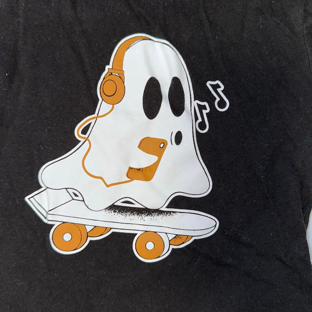Lot of 2 Baby Boy Gap Ghost Skate Old Navy Christmas Trees 6-12 M Halloween - Picture 6 of 7